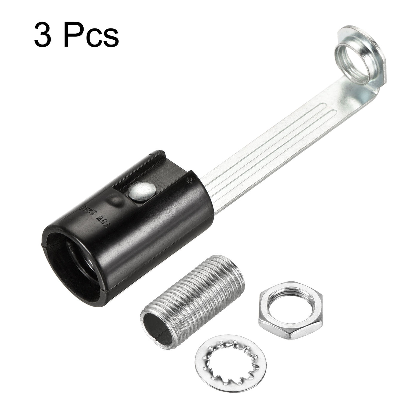 Harfington Lamp Socket, Candle Lamp Holders, Chandelier LED Bracket with Threaded for Bulb