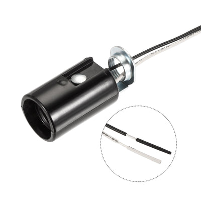 Harfington Lamp Socket, Candle Lamp Holders, Chandelier with Wire Threaded for Bulb