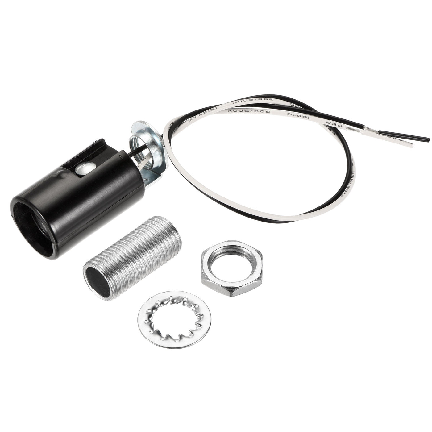 Harfington Lamp Socket, Candle Lamp Holders, Chandelier with Wire Threaded for Bulb