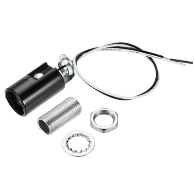 Harfington Lamp Socket, Candle Lamp Holders, Chandelier with Wire Threaded for Bulb