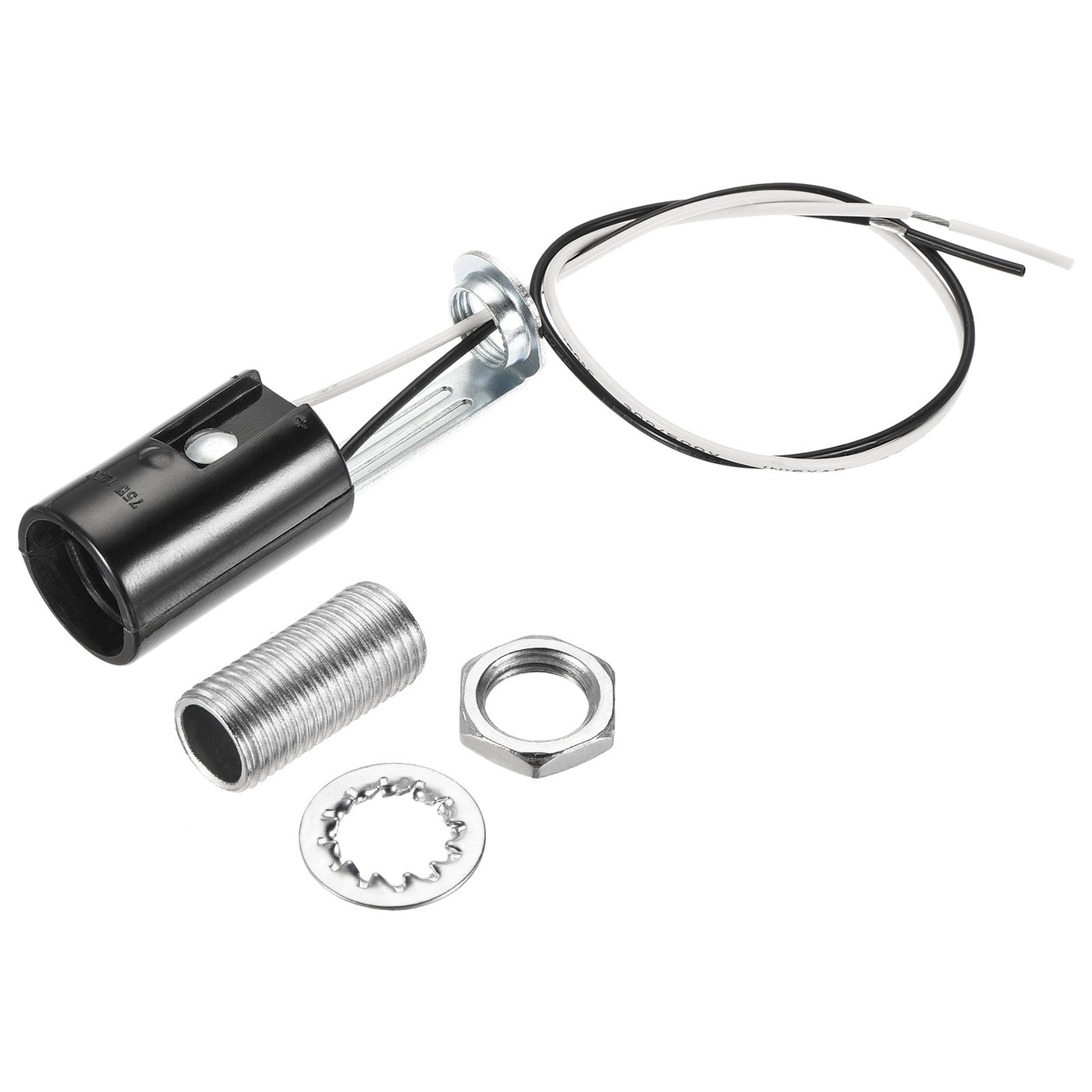 Harfington Lamp Socket, Candle Lamp Holders, Chandelier with Wire Threaded for Bulb