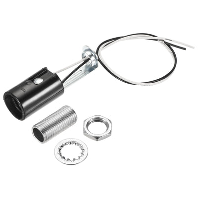 Harfington Lamp Socket, Candle Lamp Holders, Chandelier with Wire Threaded for Bulb