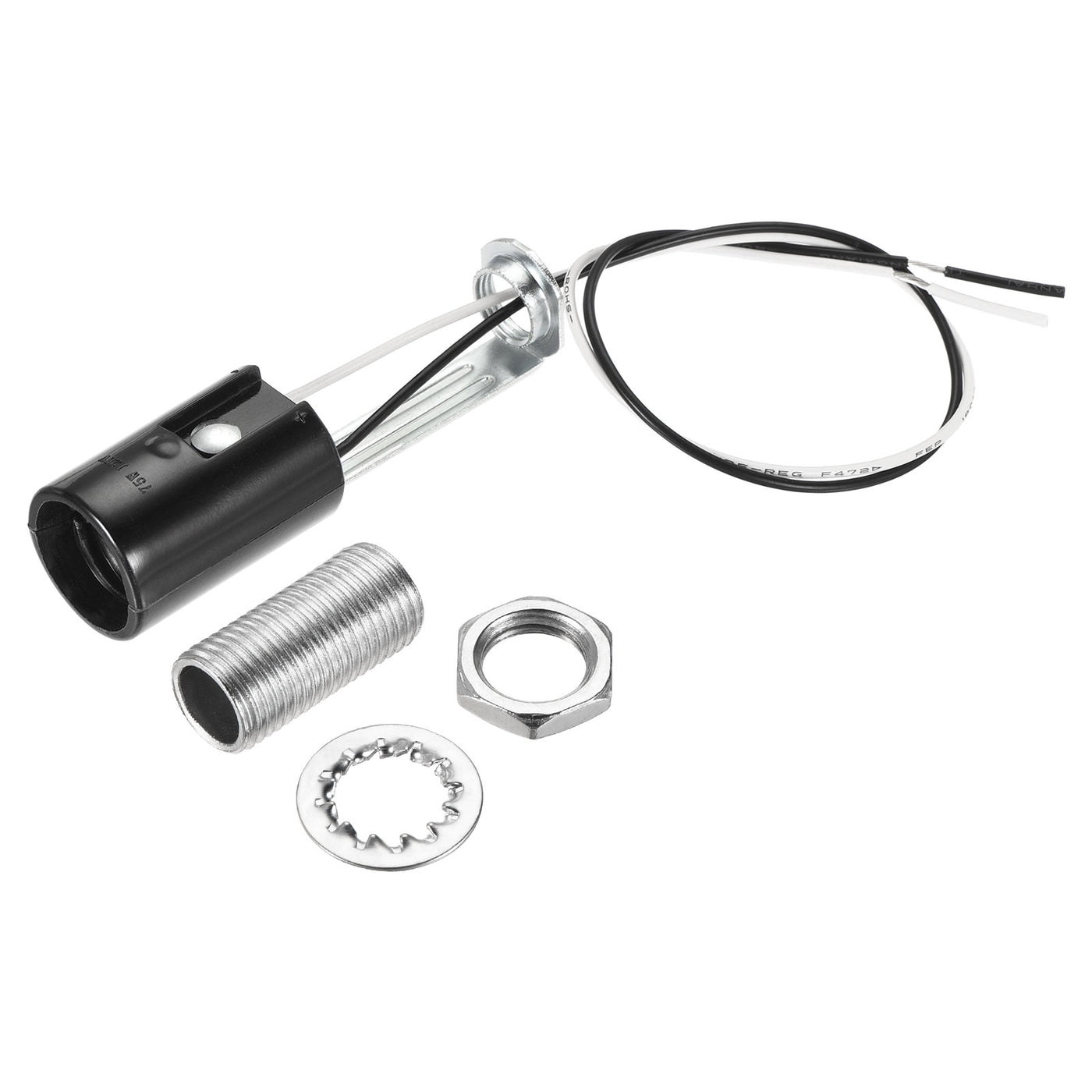 Harfington Lamp Socket, Candle Lamp Holders, Chandelier with Wire Threaded for Bulb