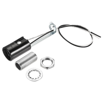 Harfington Lamp Socket, Candle Lamp Holders, Chandelier with Wire Threaded for Bulb