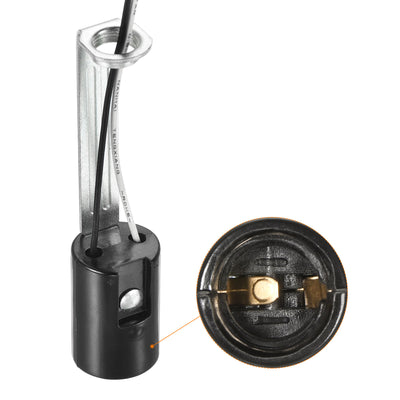 Harfington Lamp Socket, Candle Lamp Holders, Chandelier with Wire Threaded for Bulb