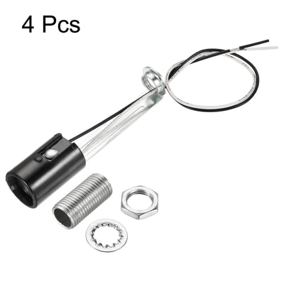 Harfington Lamp Socket, Candle Lamp Holders, Chandelier with Wire Threaded for Bulb