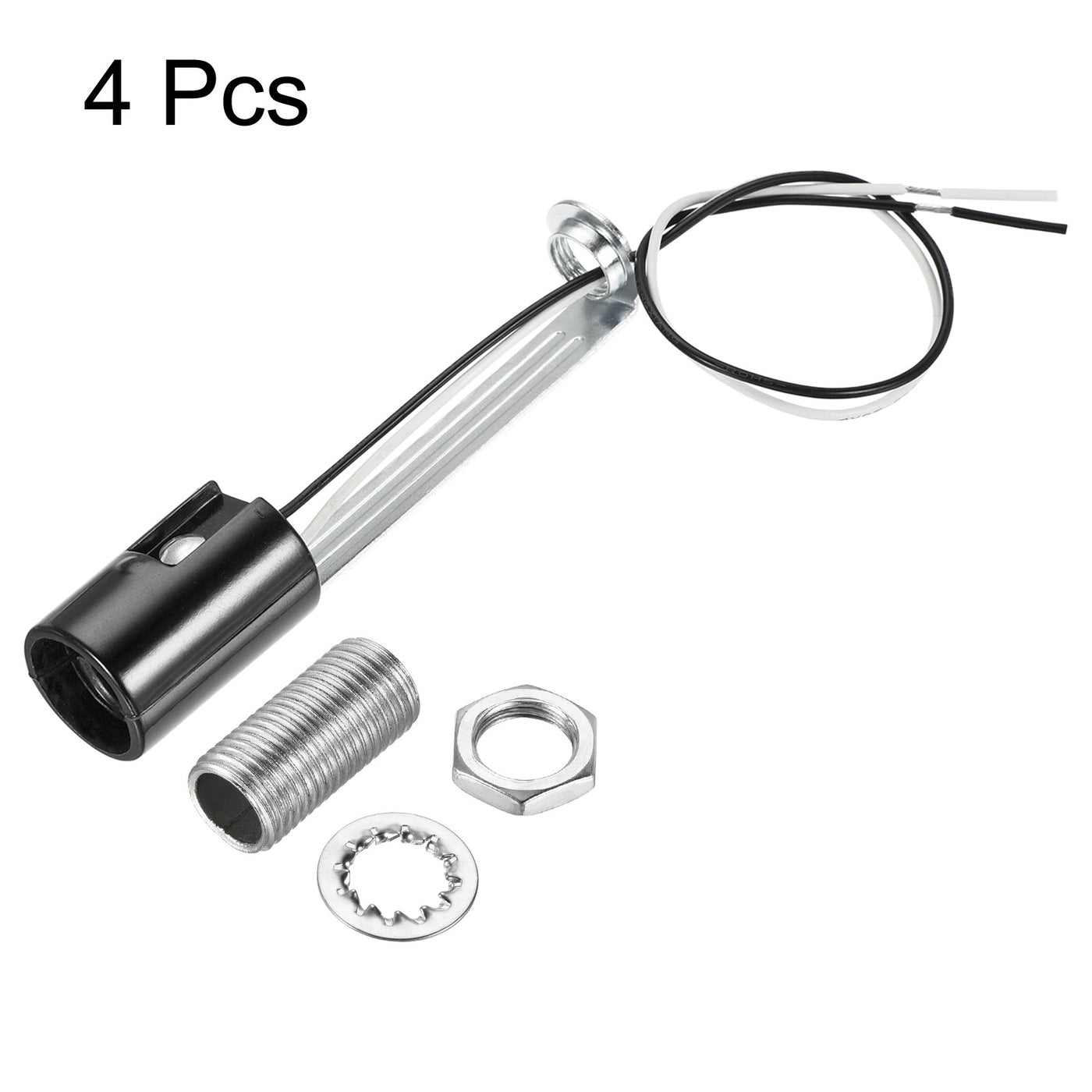 Harfington Lamp Socket, Candle Lamp Holders, Chandelier with Wire Threaded for Bulb