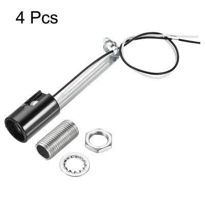 Harfington Lamp Socket, Candle Lamp Holders, Chandelier with Wire Threaded for Bulb