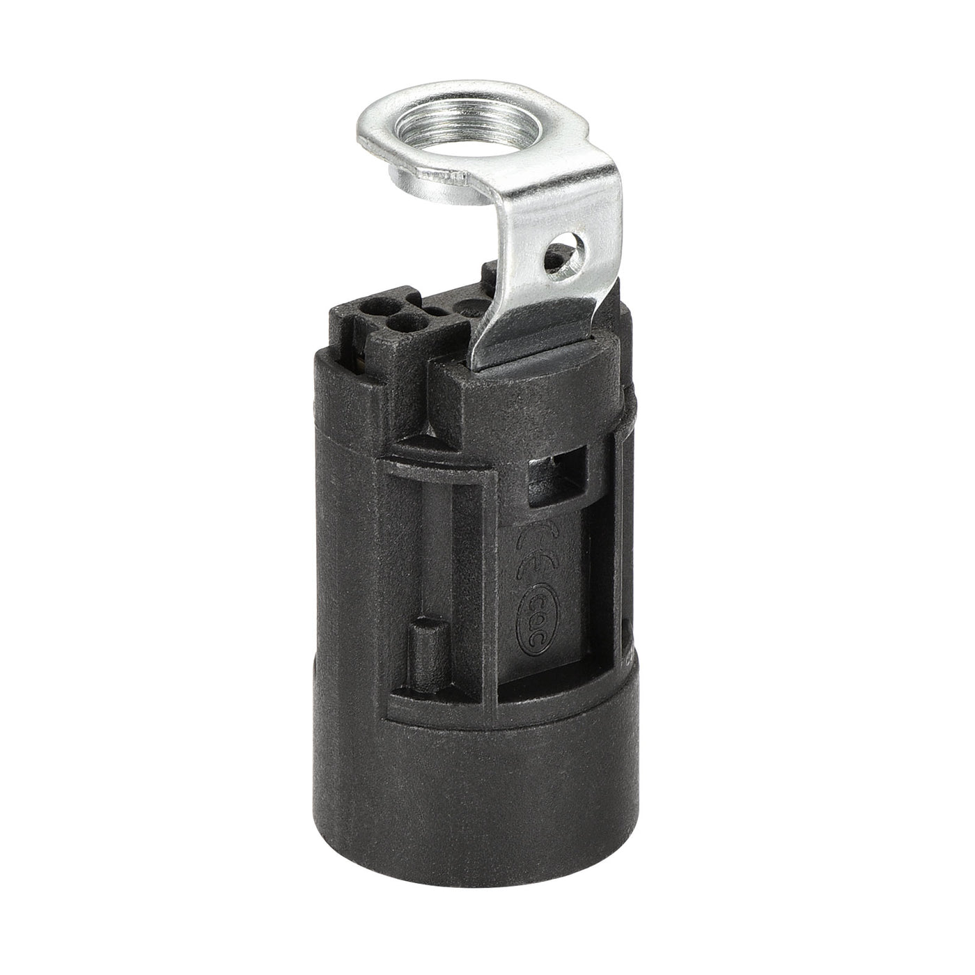 Harfington Bulb Socket Plastic Lamp Holder with Threaded Lamp Pipe Nut for Bulb