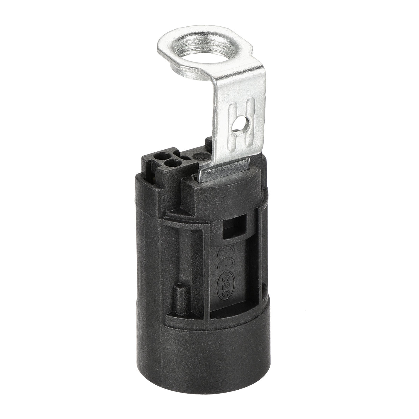 Harfington Bulb Socket Plastic Lamp Holder with Threaded Lamp Pipe Nut for Bulb