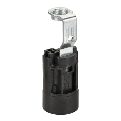 Harfington Bulb Socket Plastic Lamp Holder with Threaded Lamp Pipe Nut for Bulb