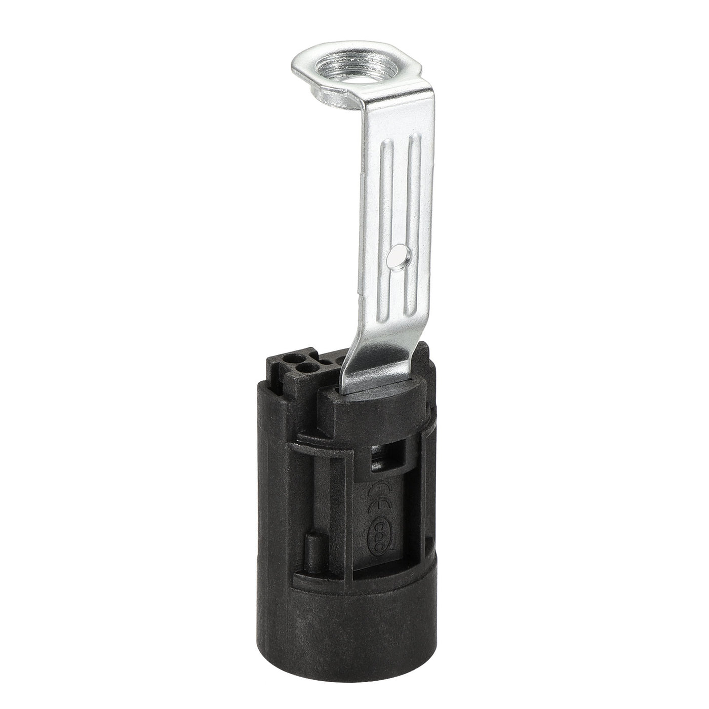 Harfington Bulb Socket Plastic Lamp Holder with Threaded Lamp Pipe Nut for Bulb