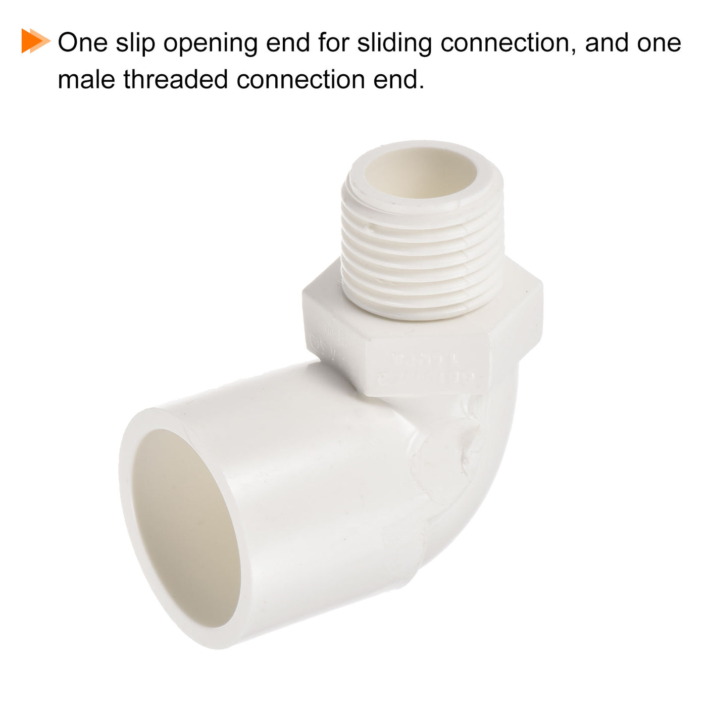 Harfington Water Pipe Elbow Fitting Male Thread ID Tube Connector Adapters