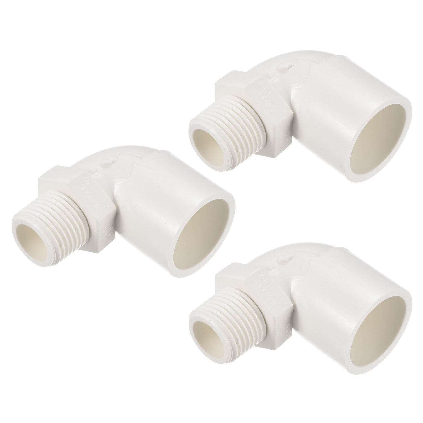 Harfington Water Pipe Elbow Fitting Male Thread ID Tube Connector Adapters