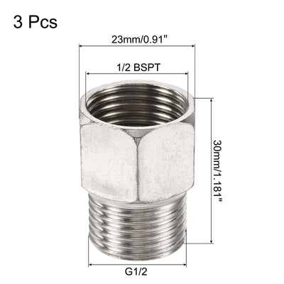 Harfington Hex Reducer Pipe Fittings Female to Male Thread Connector Adapters