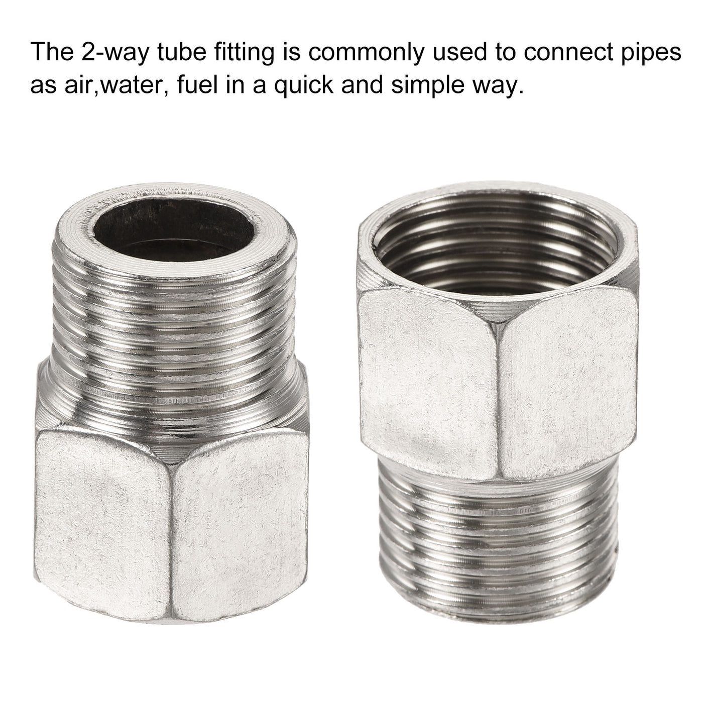 Harfington Hex Reducer Pipe Fittings Female to Male Thread Connector Adapters