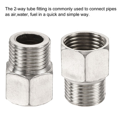 Harfington Hex Reducer Pipe Fittings Female to Male Thread Connector Adapters