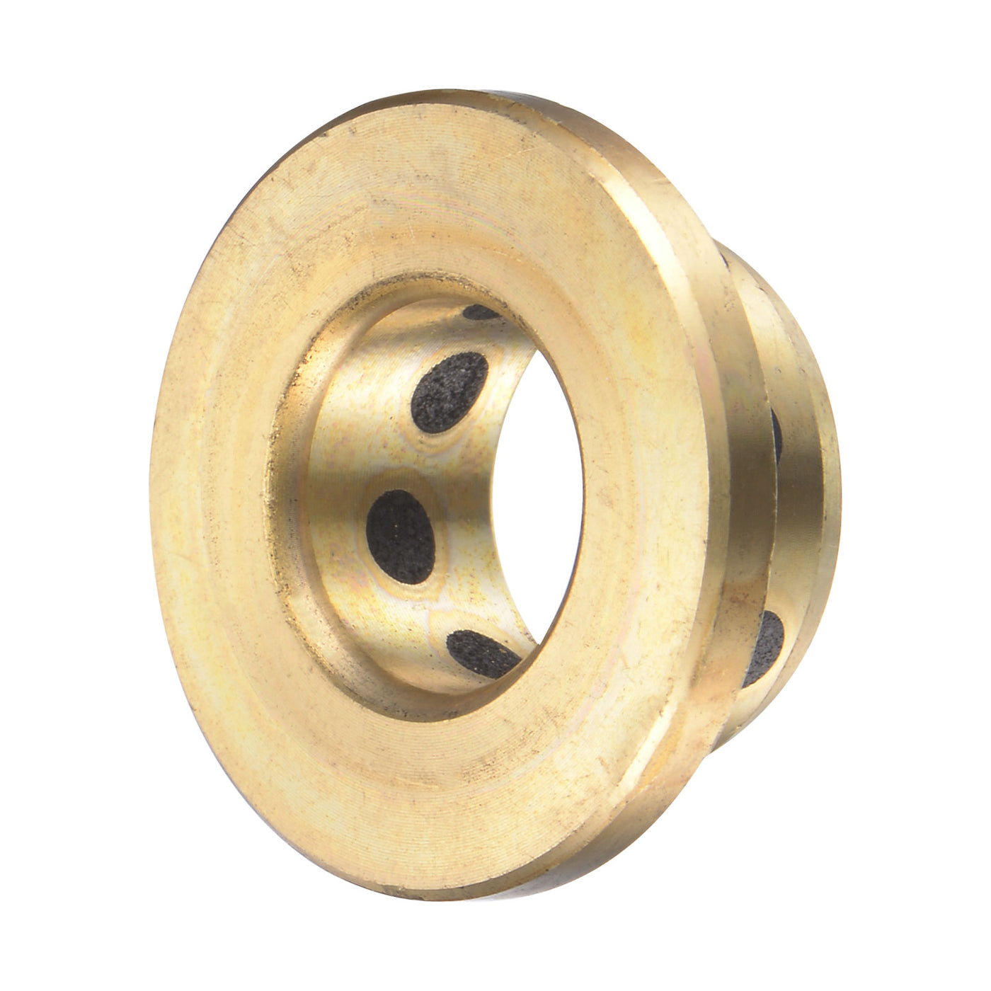 uxcell Uxcell Flanged Sleeve Bearings Wrapped Oilless Bushings Brass