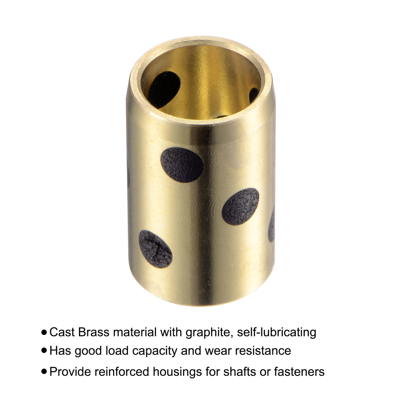 Harfington Sleeve Bearings Wrapped Oilless Bushings Brass Graphite