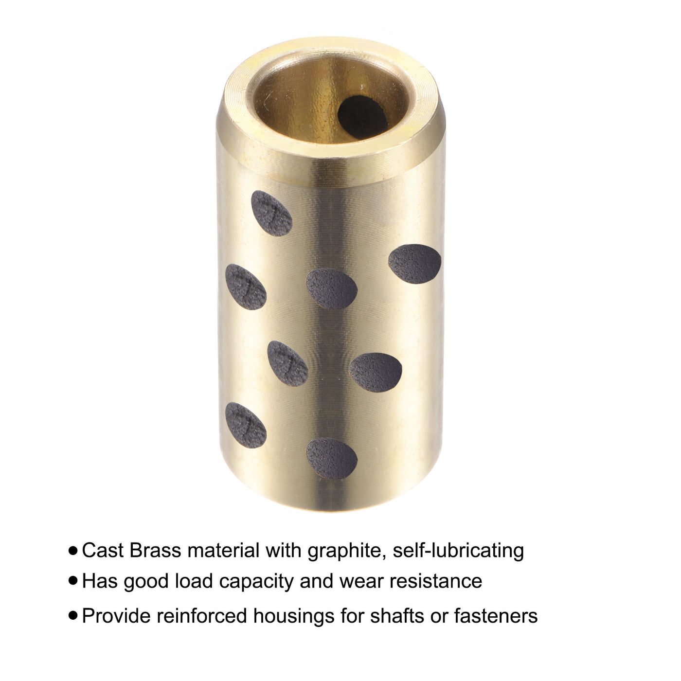 Harfington Sleeve Bearings Wrapped Oilless Bushings Brass Graphite