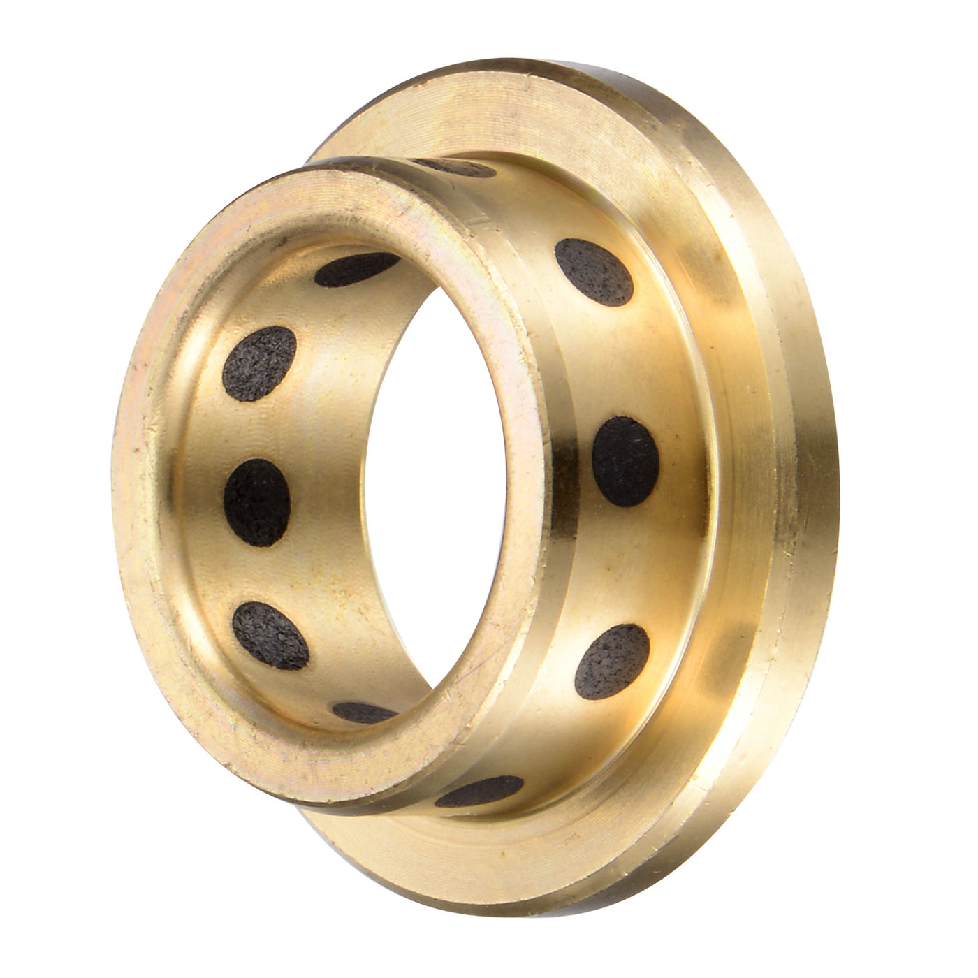 uxcell Uxcell Flanged Sleeve Bearings Wrapped Oilless Bushings Brass