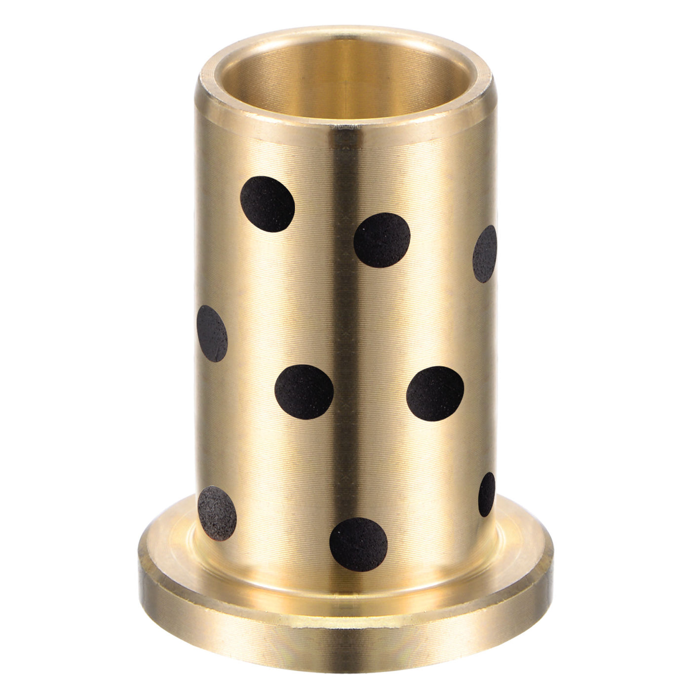 uxcell Uxcell Flanged Sleeve Bearings Wrapped Oilless Bushings Brass