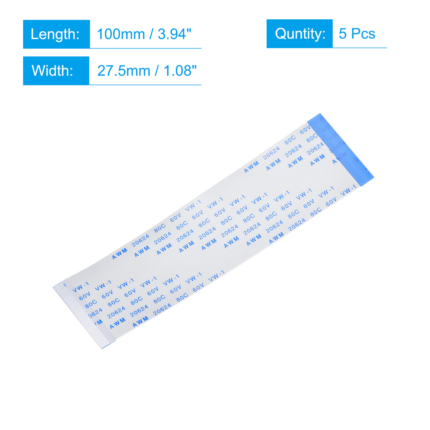 Harfington FFC Ribbon Flat Flexible Cable for LCD Laptop