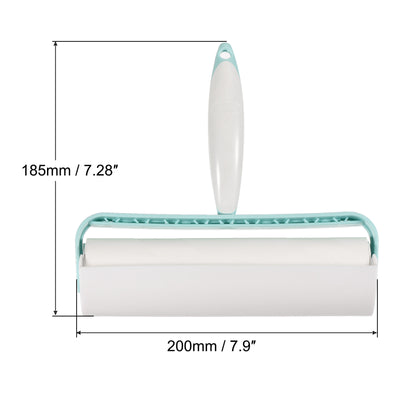 Harfington 190mm Sticky Lint Roller Manual Dust Hair Remover Blue
