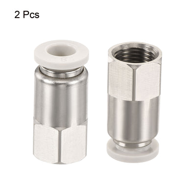 Harfington Push to Connect Fittings Female Thread Straight Fit Tube Union Fitting