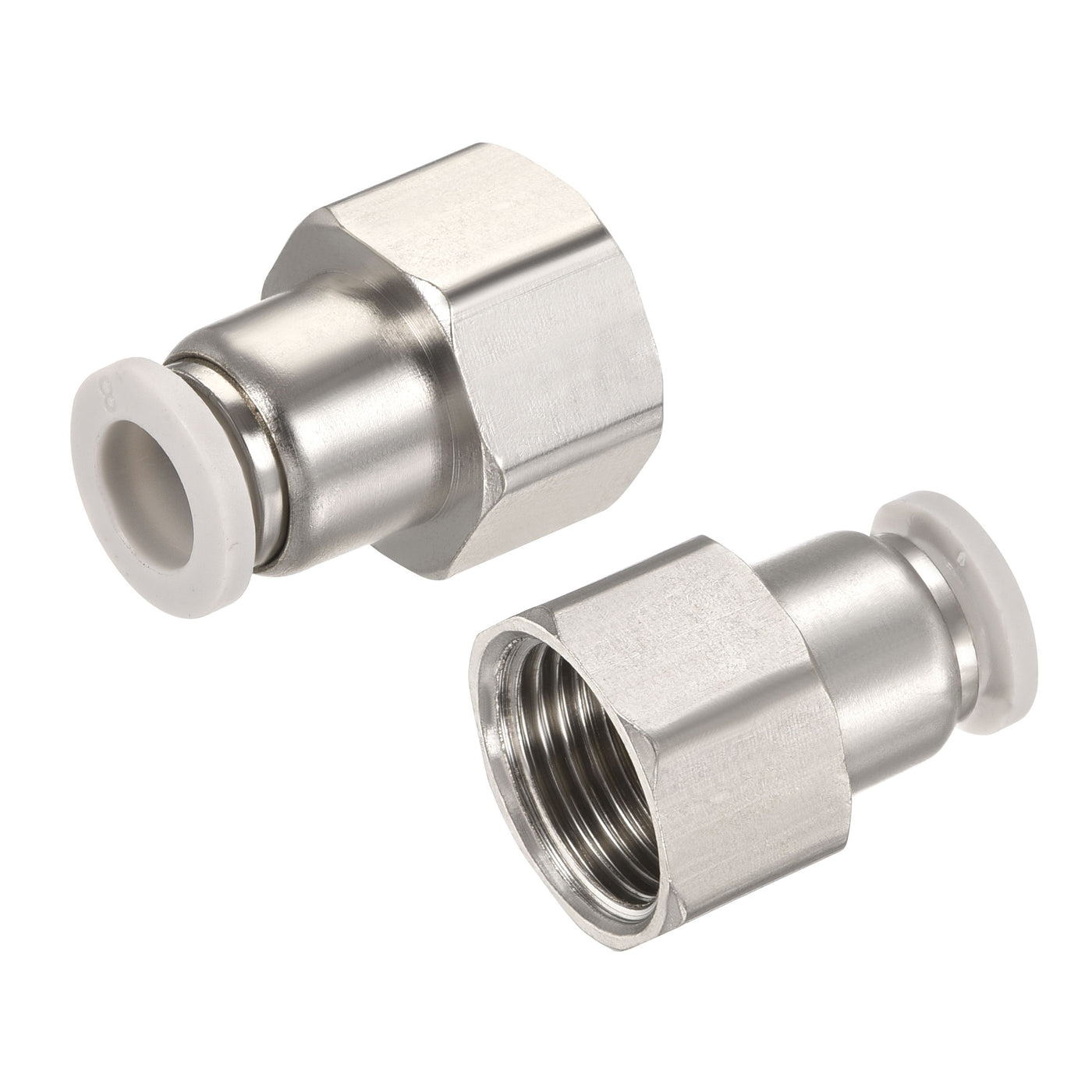 Harfington Push to Connect Fittings Fit Tube Straight Union Fittings