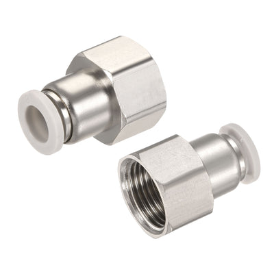 Harfington Push to Connect Fittings Fit Tube Straight Union Fittings