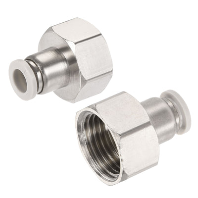 Harfington Push to Connect Fittings Fit Tube Straight Union Fittings
