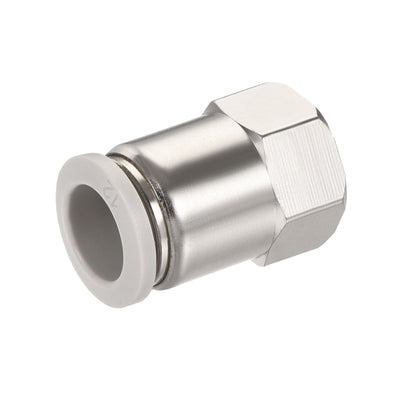Harfington Push to Connect Fittings, Female Thread Fit Tube Straight Union Fittings