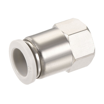 Harfington Push to Connect Fittings, Female Thread Fit Tube Straight Union Fittings