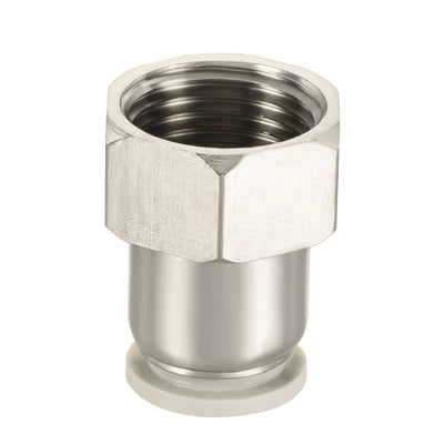 Harfington Push to Connect Fittings, Female Thread Fit Tube Straight Union Fittings