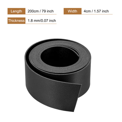 Harfington Faux Leather Strip Leather Strap Double-Sided for DIY Crafts, Belts, Bags