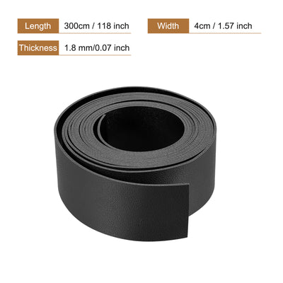 Harfington Faux Leather Strip Leather Strap Double-Sided for DIY Crafts, Belts, Bags