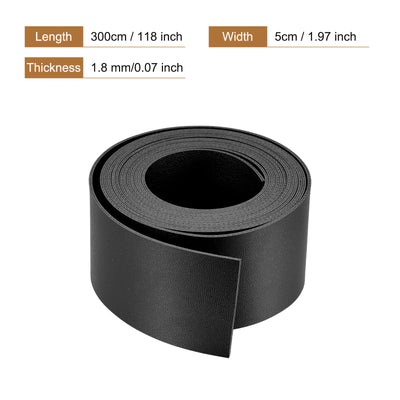 Harfington Faux Leather Strip Leather Strap Double-Sided for DIY Crafts, Belts, Bags