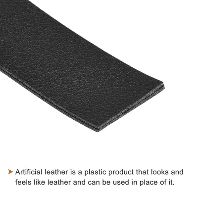 Harfington Faux Leather Strip Leather Strap Double-Sided for DIY Crafts, Belts, Bags