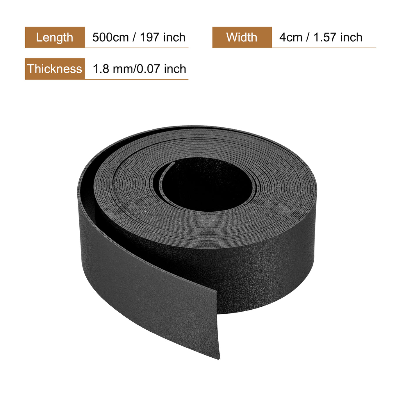 Harfington Faux Leather Strip Leather Strap Double-Sided for DIY Crafts, Belts, Bags