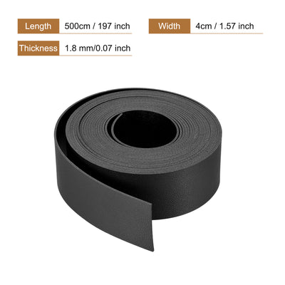 Harfington Faux Leather Strip Leather Strap Double-Sided for DIY Crafts, Belts, Bags