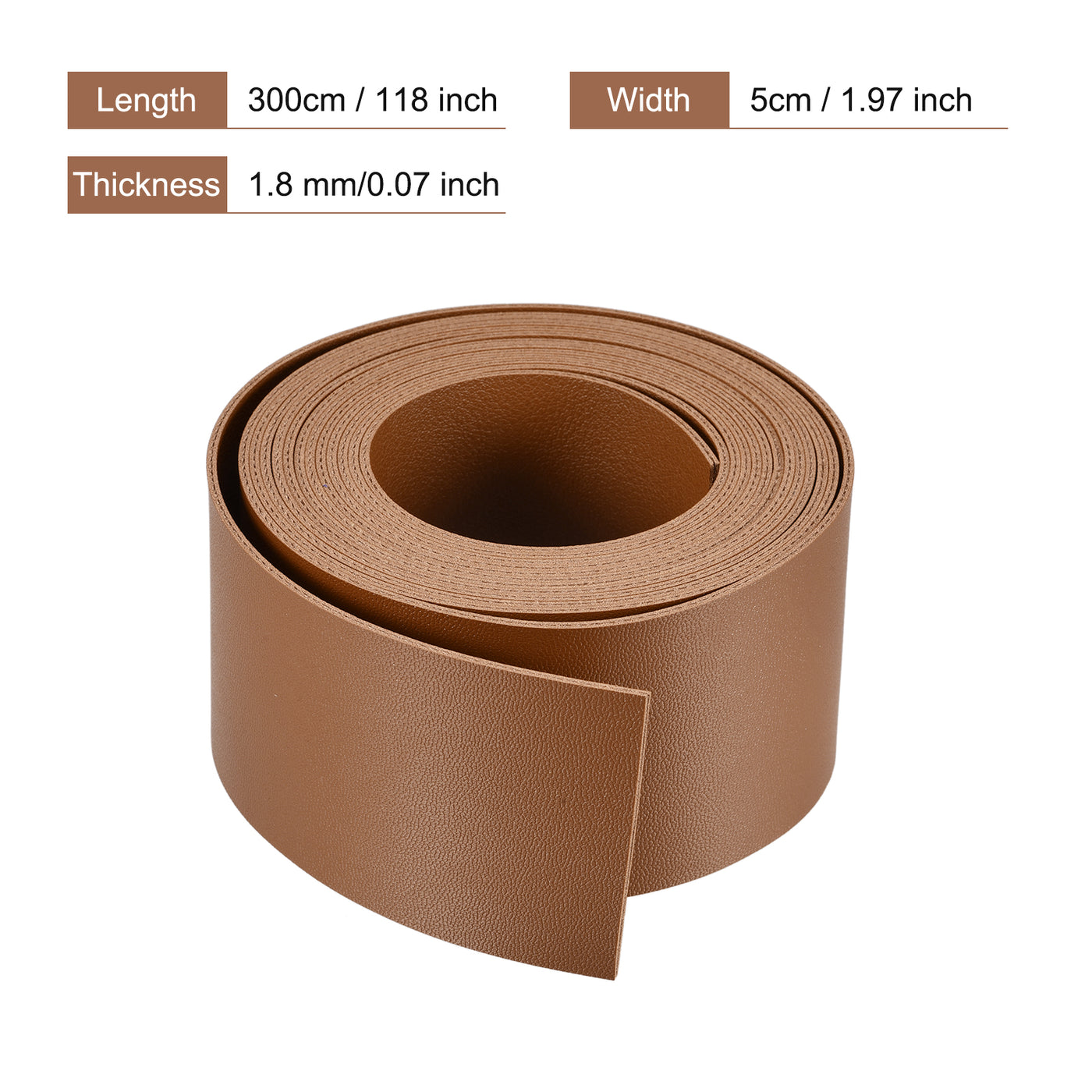 Harfington Faux Leather Strip Leather Strap Double-Sided for DIY Crafts, Belts, Bags