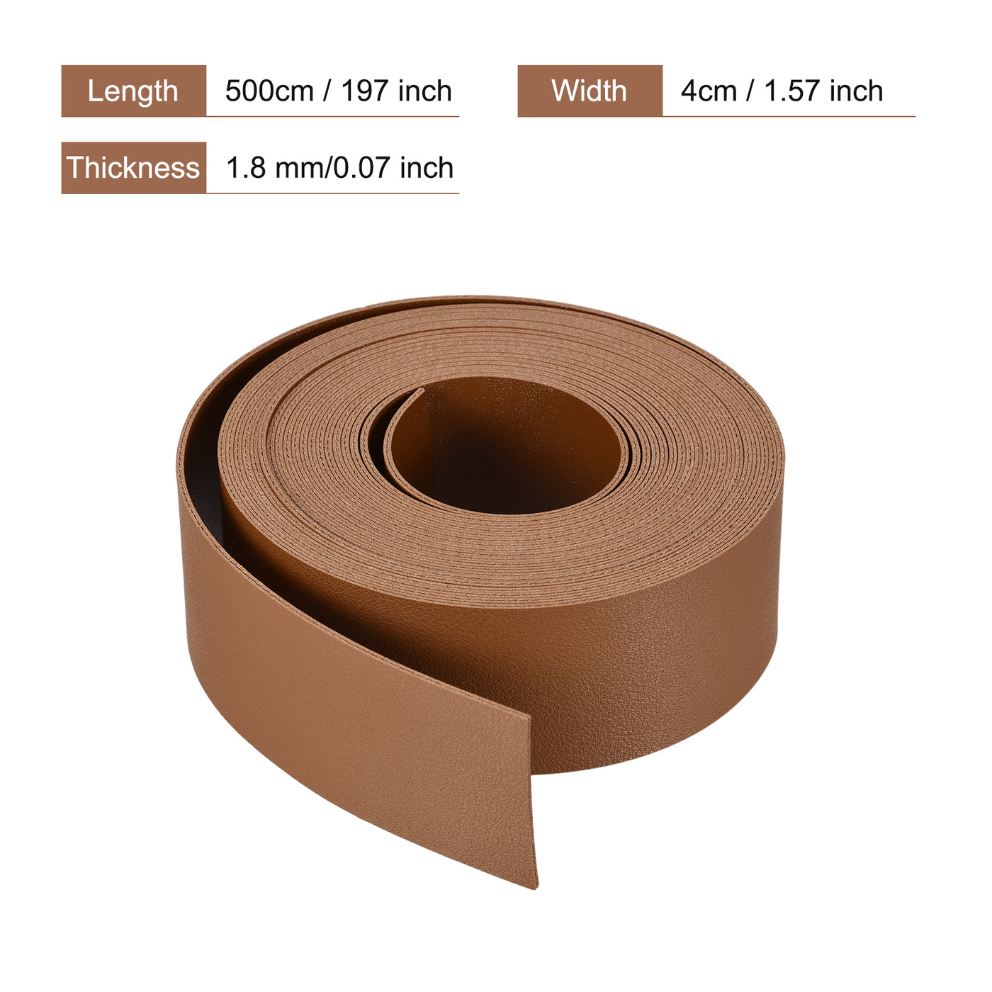 Harfington Faux Leather Strip Leather Strap Double-Sided for DIY Crafts, Belts, Bags