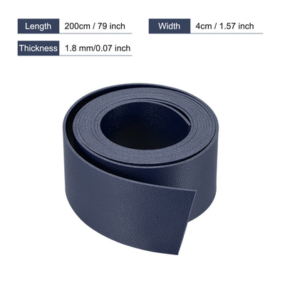 Harfington Faux Leather Strip Leather Strap Double-Sided for DIY Crafts, Belts, Bags