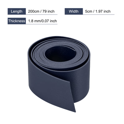 Harfington Faux Leather Strip Leather Strap Double-Sided for DIY Crafts, Belts, Bags