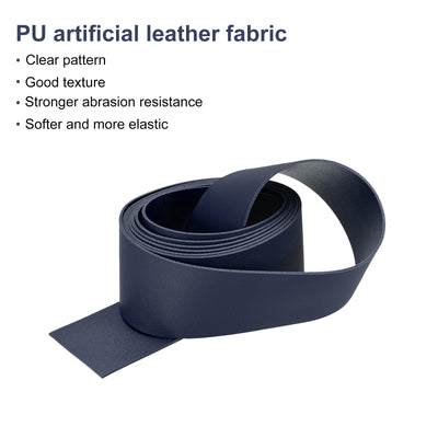 Harfington Faux Leather Strip Leather Strap Double-Sided for DIY Crafts, Belts, Bags