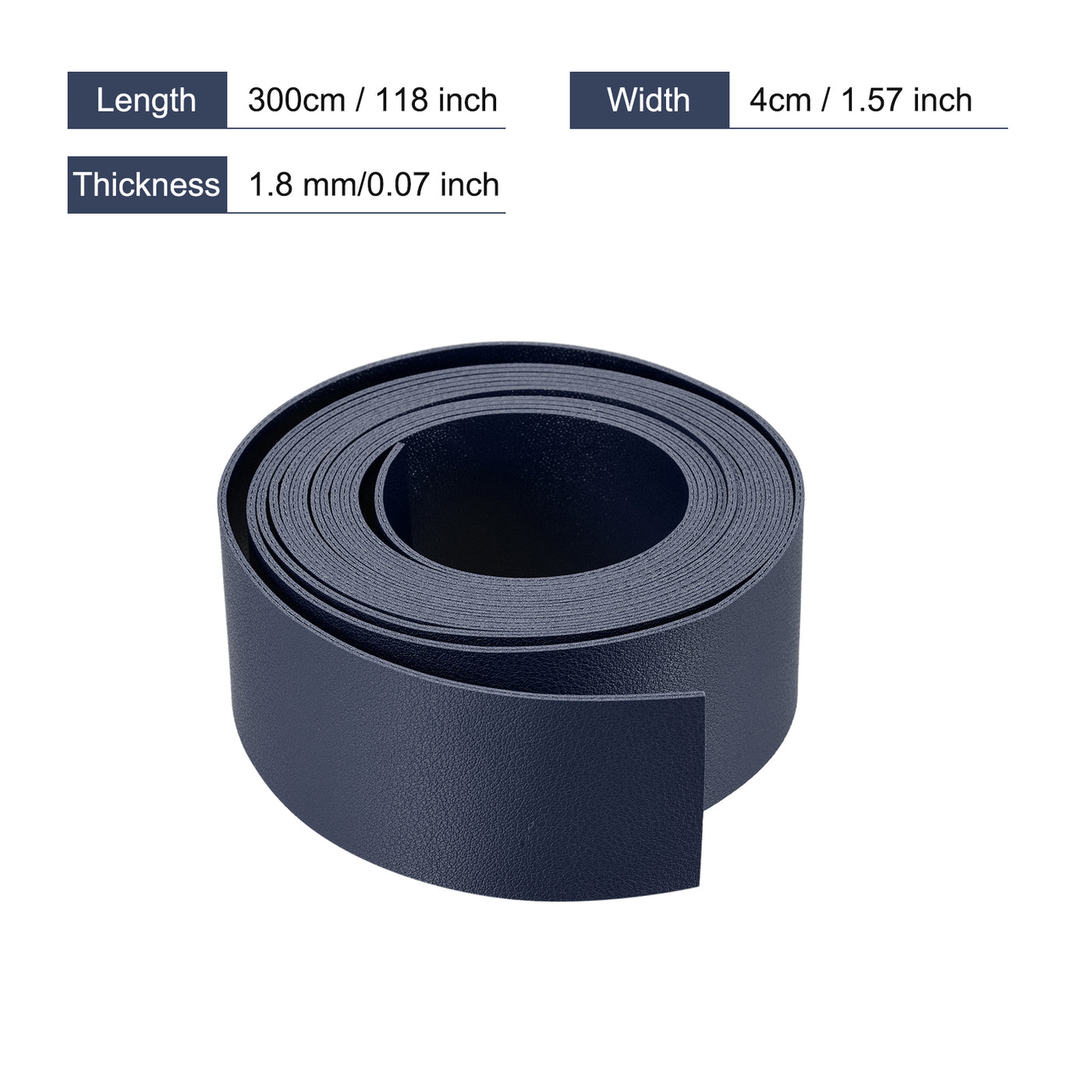 Harfington Faux Leather Strip Leather Strap Double-Sided for DIY Crafts, Belts, Bags