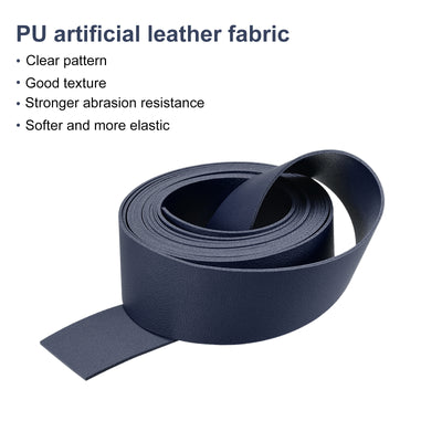 Harfington Faux Leather Strip Leather Strap Double-Sided for DIY Crafts, Belts, Bags