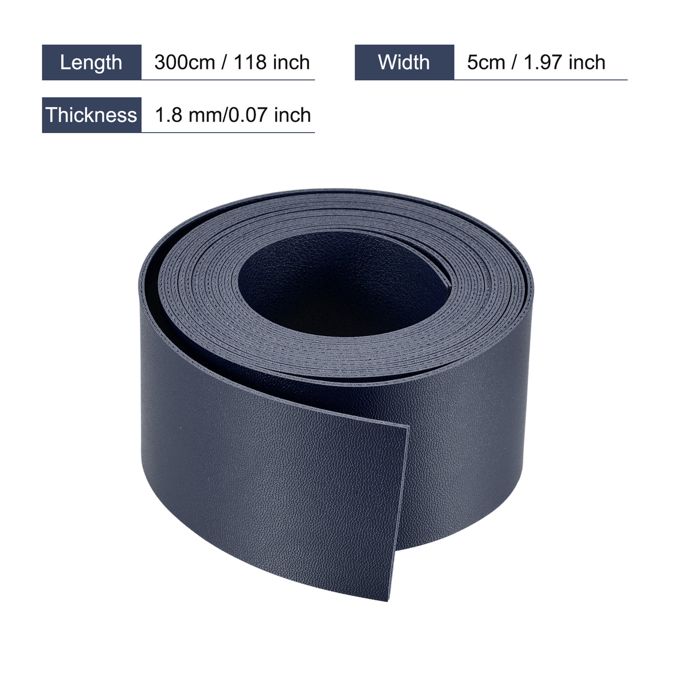 Harfington Faux Leather Strip Leather Strap Double-Sided for DIY Crafts, Belts, Bags