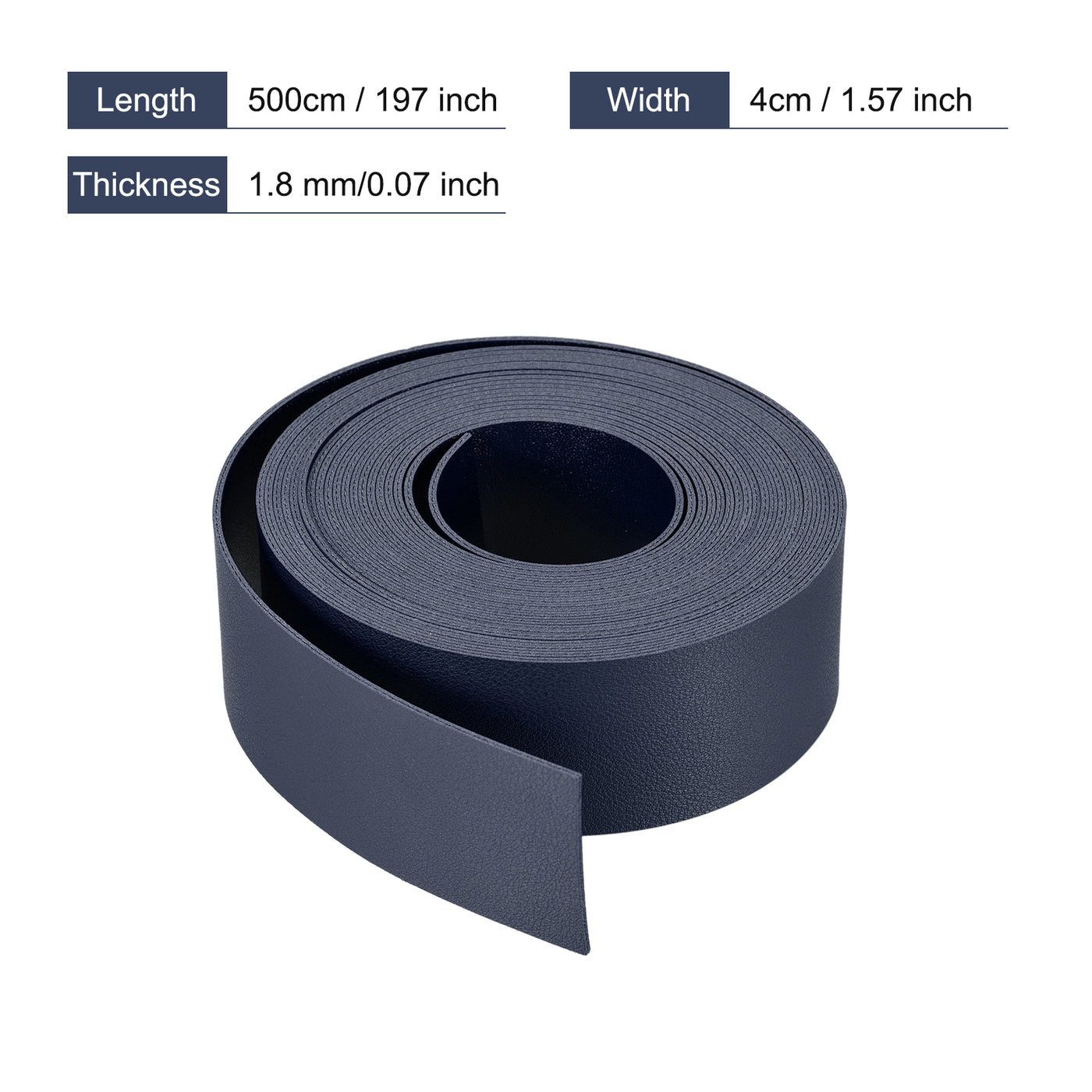 Harfington Faux Leather Strip Leather Strap Double-Sided for DIY Crafts, Belts, Bags